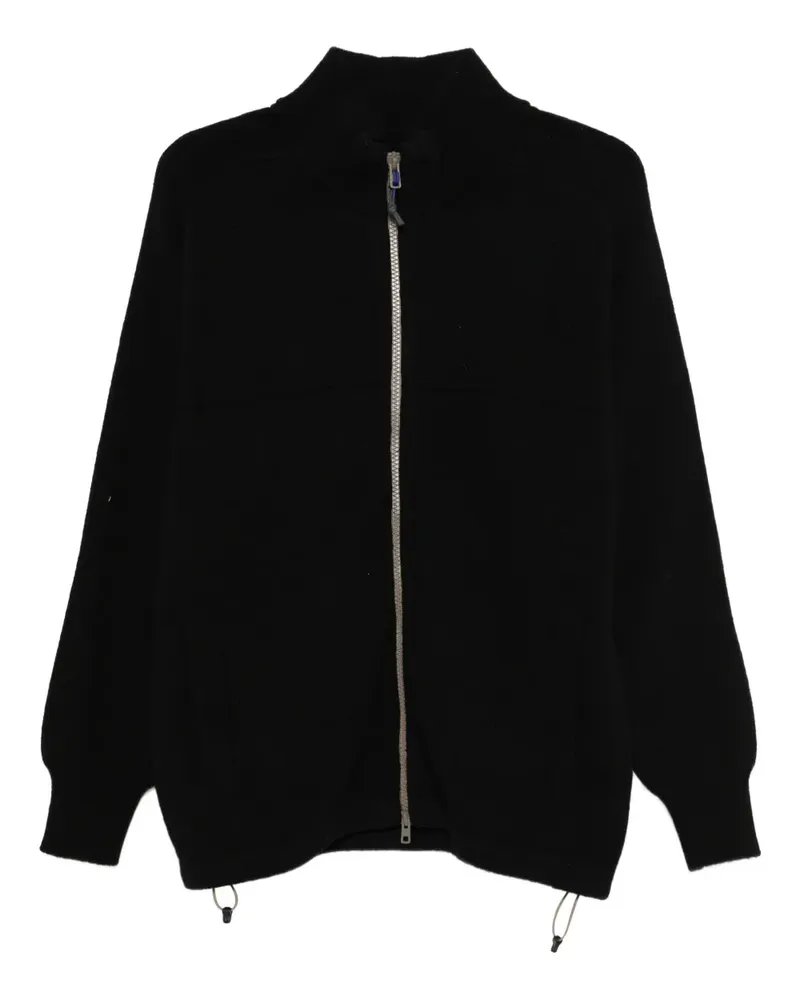 GR10K Cardigan mit Reißverschluss - Schwarz Schwarz
