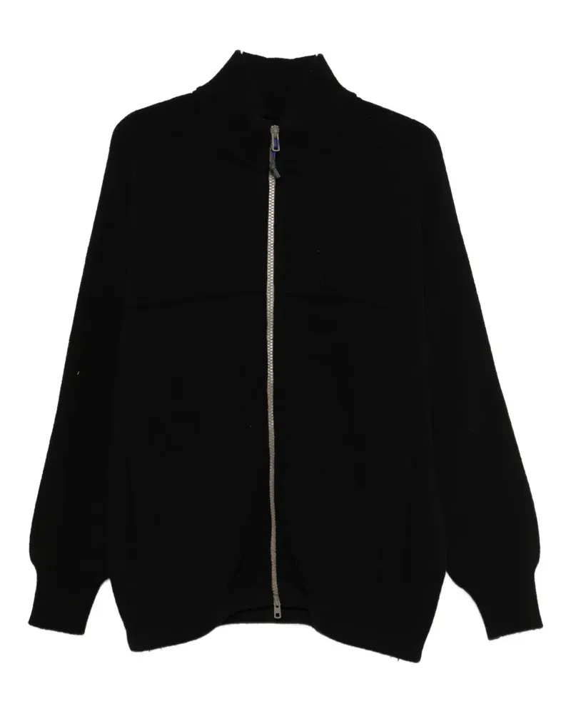 GR10K zip-up cardigan - Schwarz Schwarz