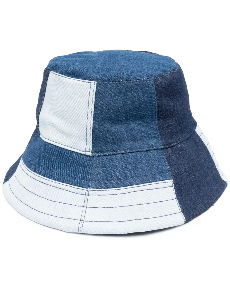 AMBUSH Fischerhut im Patchwork-Look - Blau Blau