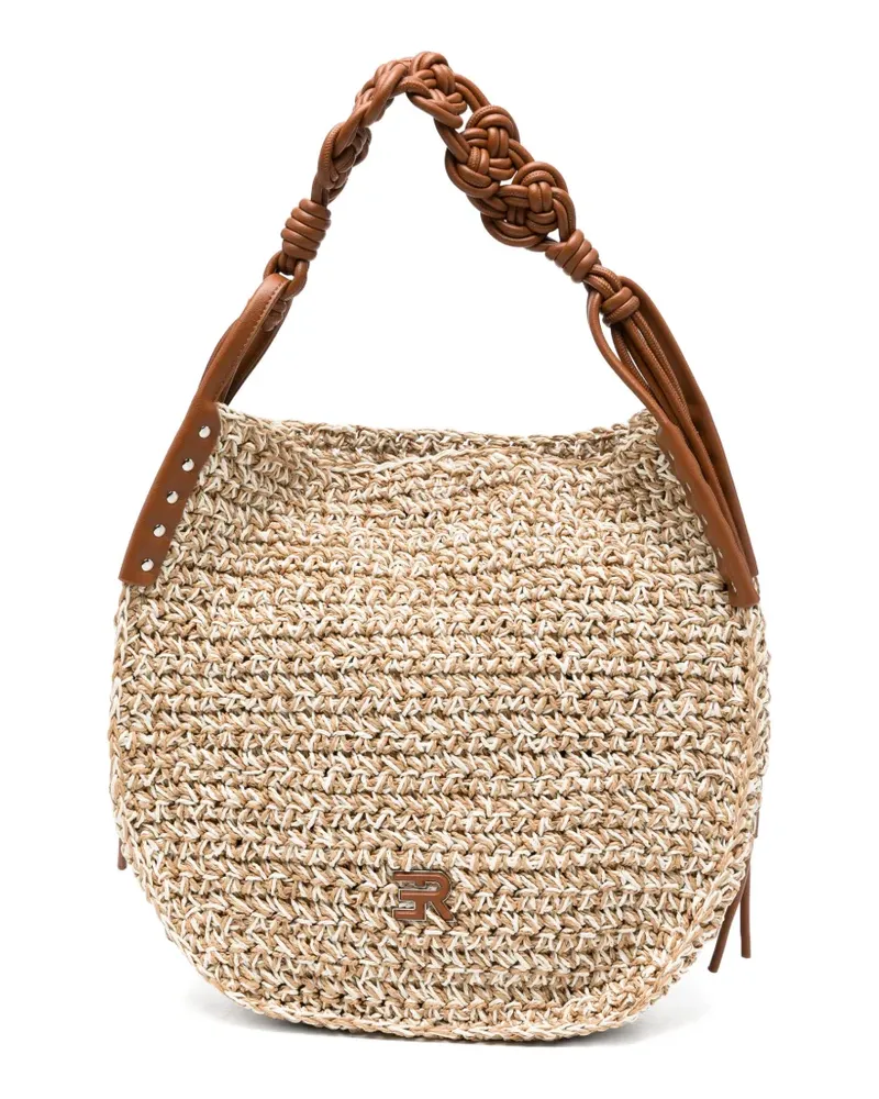 Ermanno Scervino logo-detail tote bag - Nude Nude