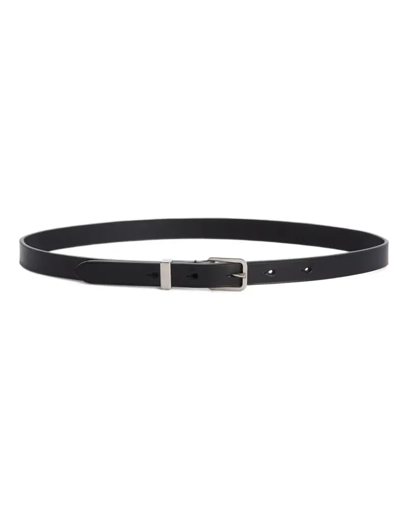 Jil Sander Klassischer Gürtel - Schwarz Schwarz