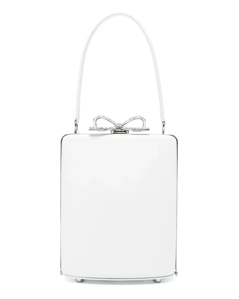 Self-Portrait Tote Bag mit Schleifendetail - Weiß Weiß