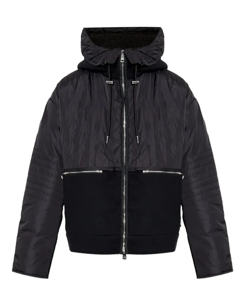 ADD quited-pattern ped jacket - Schwarz Schwarz