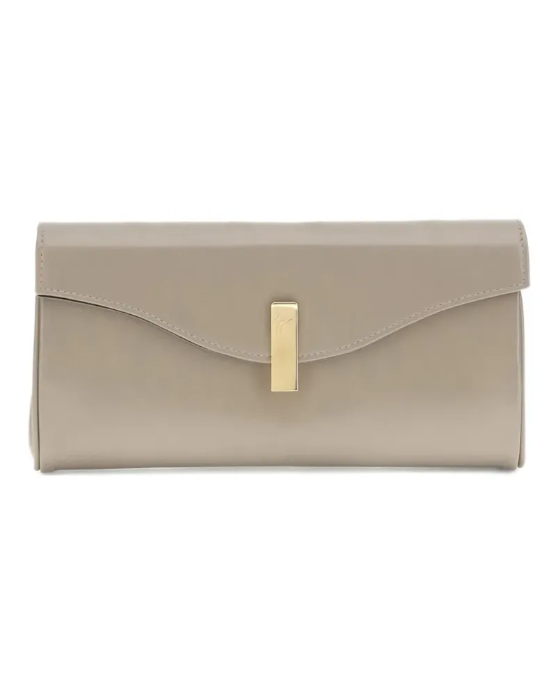 Giuseppe Zanotti Clutch mit Kettenriemen - Nude Nude