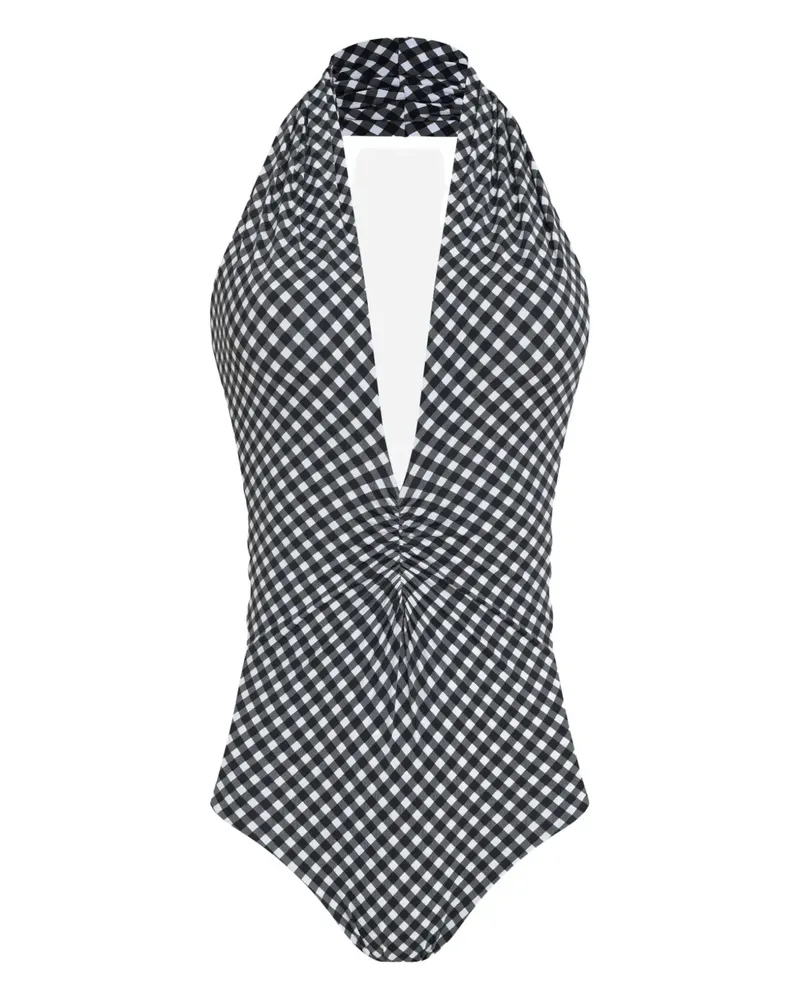 Lygia & Nanny Isatou Neckholder-Badeanzug - Schwarz Schwarz