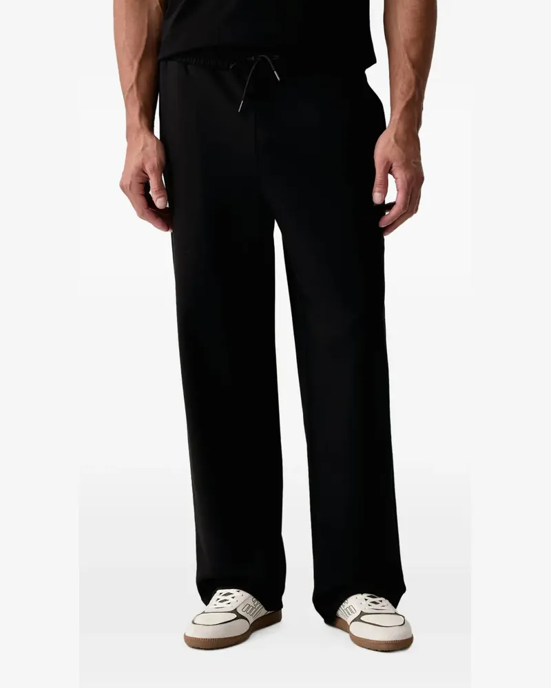 EA7 Jogginghose mit Logo-Patch - Schwarz Schwarz