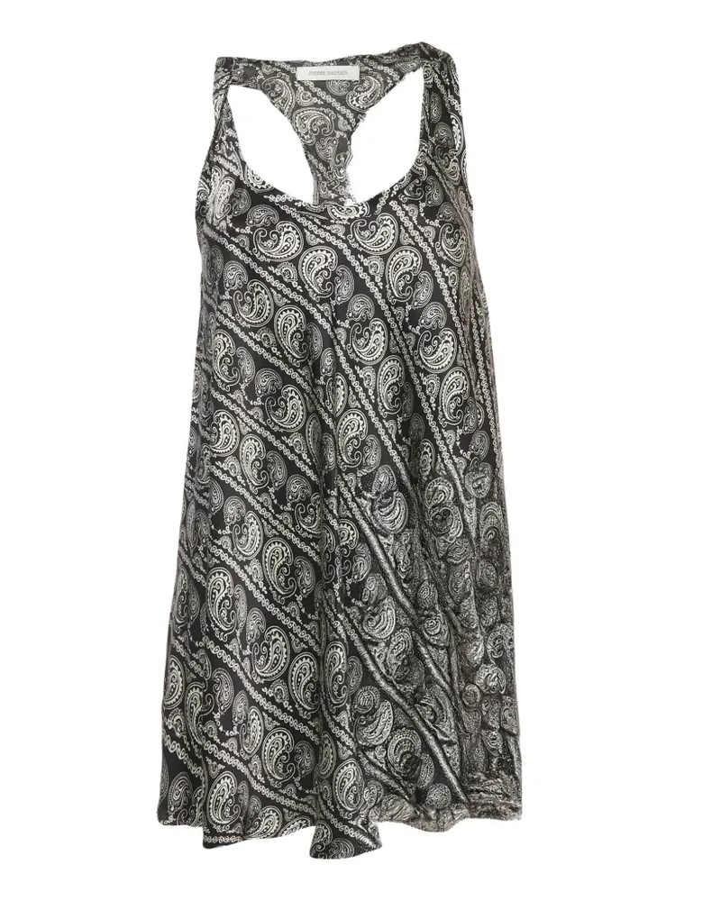 Balmain Top mit Paisley-Print - Schwarz Schwarz