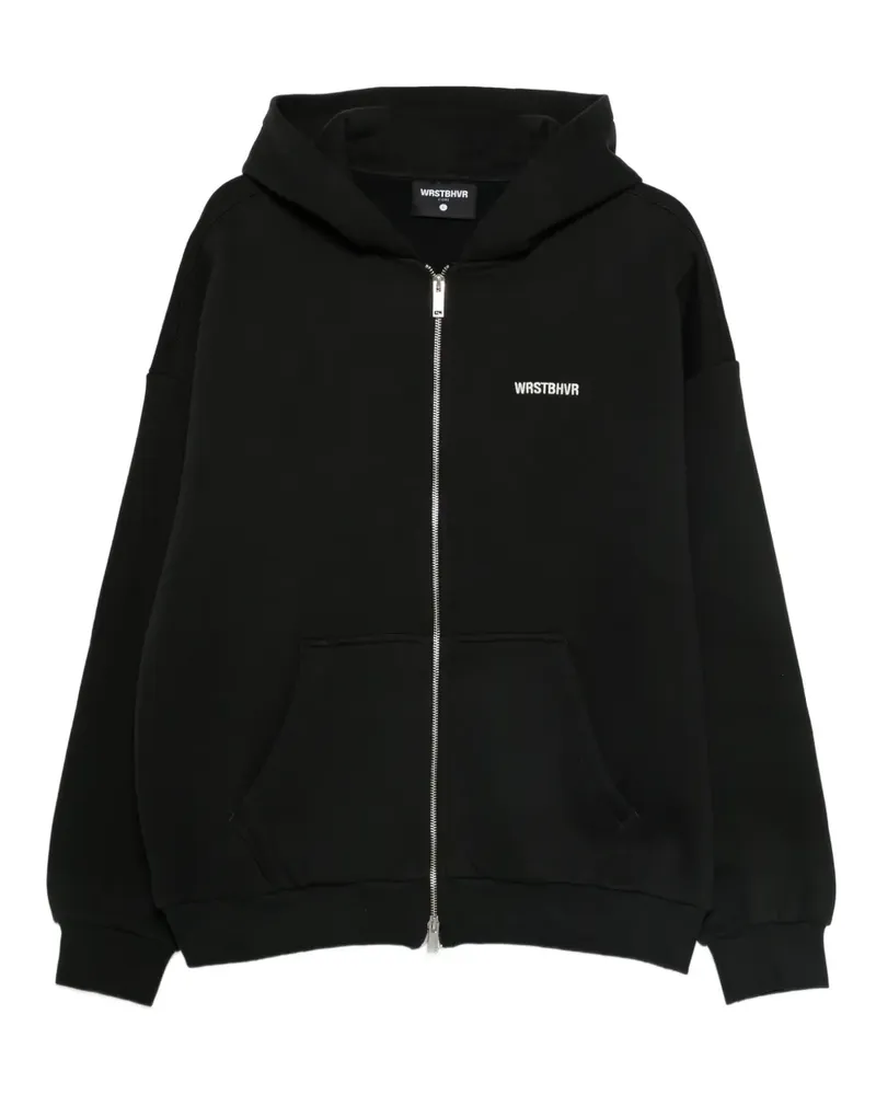 WRSTBHVR zip-up hoodie - Schwarz Schwarz