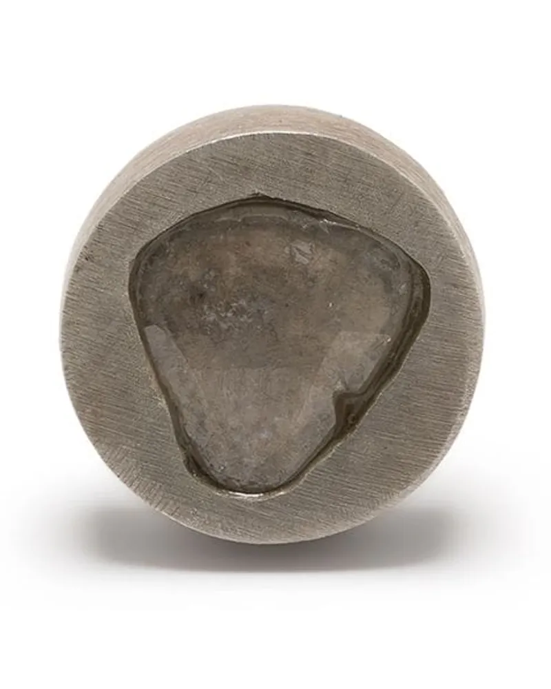 Parts Of Four Ohrstecker mit einem Diamanten - Silber Silber