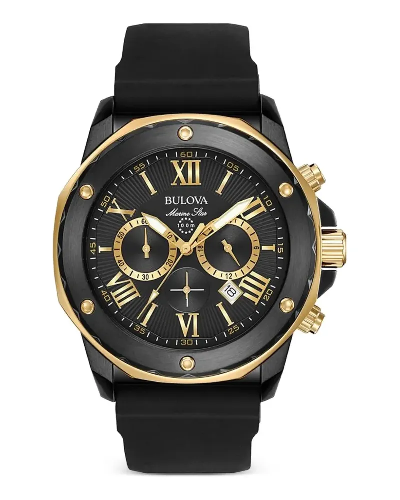 BULOVA Marine Star 40mm watch - Schwarz Schwarz