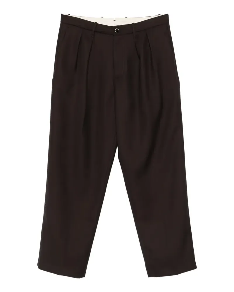 nine:inthe:morning Kai Hose mit Falten - Braun Braun