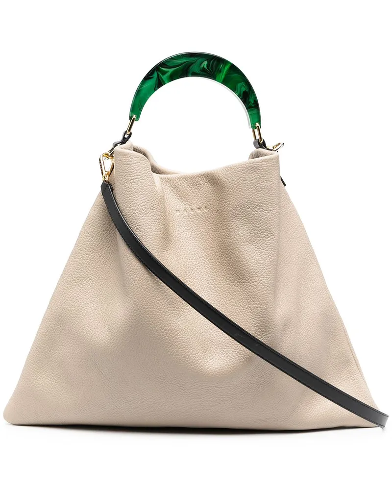 Marni Mittelgroße Venice Handtasche - Nude Nude