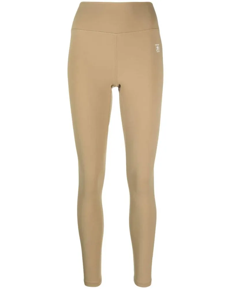 SPORTY & RICH Leggings mit Logo-Print - Braun Braun