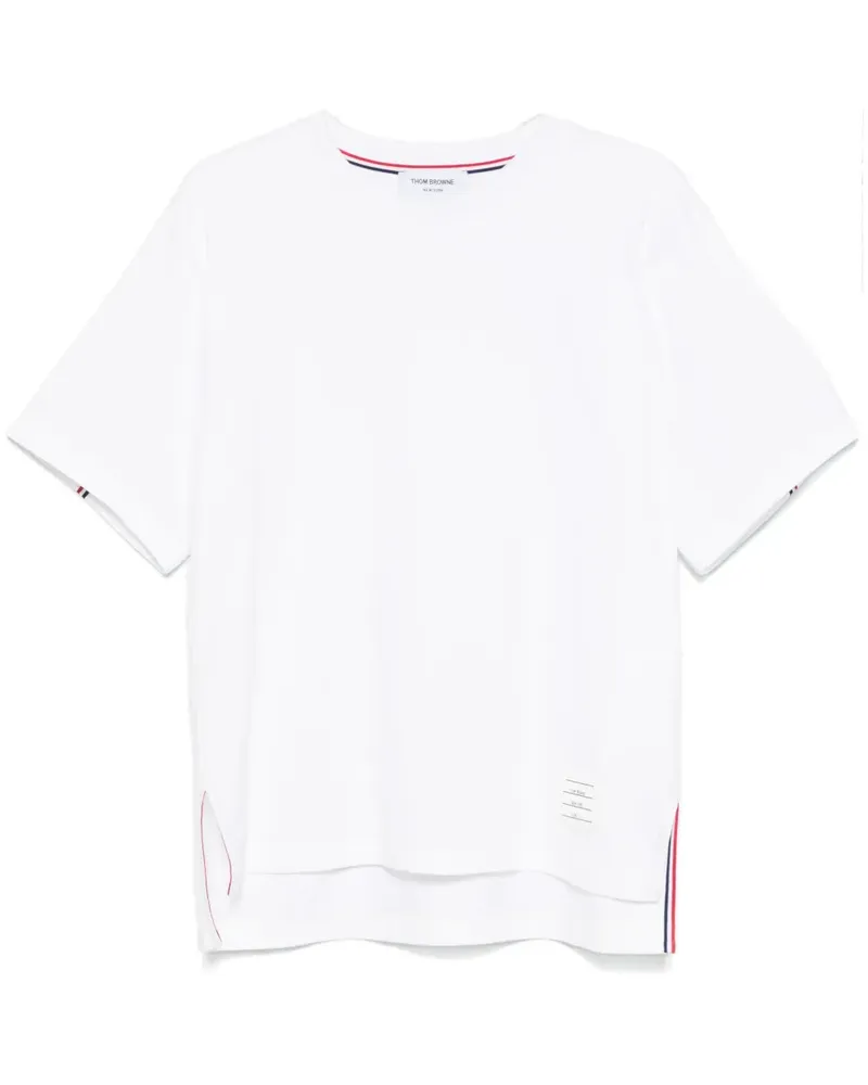 Thom Browne T-Shirt aus Jersey - Weiß Weiß