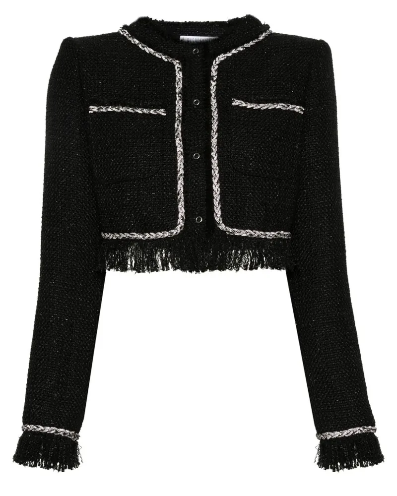 Giuseppe di Morabito Cropped-Jacke aus Boucle - Schwarz Schwarz