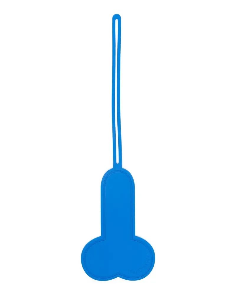 J.W.Anderson Schlüsselanhänger mit Logo-Prägung - Blau Blau