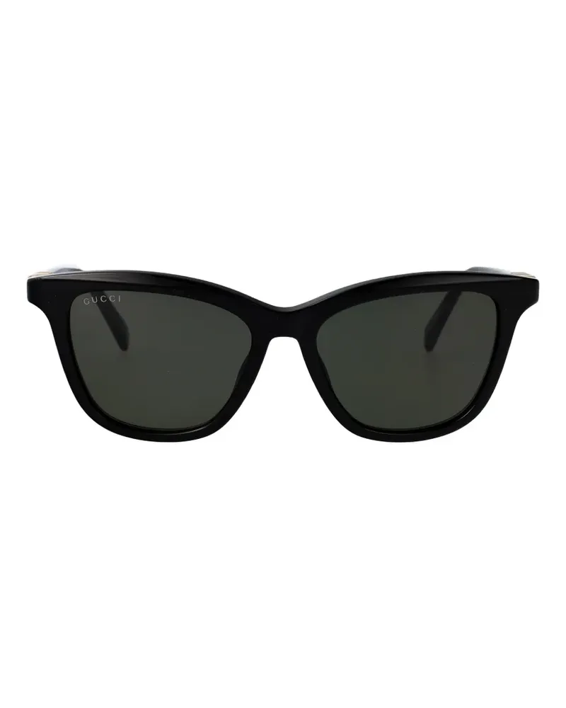 Gucci cat-eye frame sunglasses - Schwarz Schwarz
