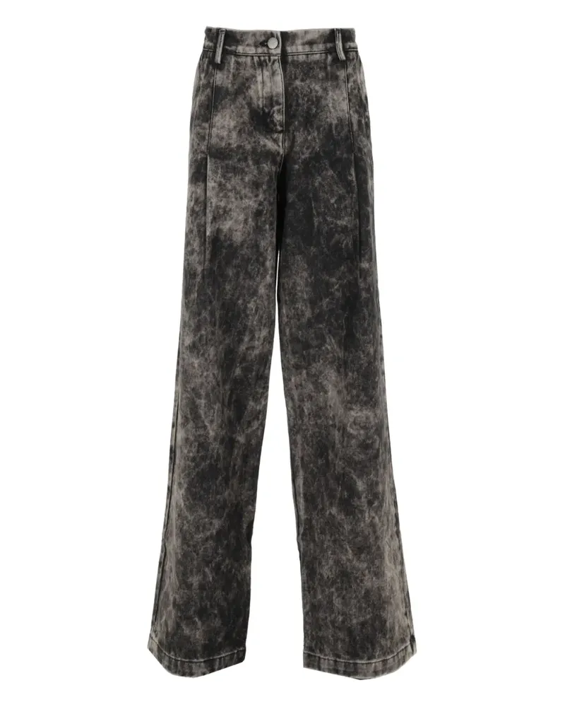 Federica Tosi pleated jeans - Grau Grau