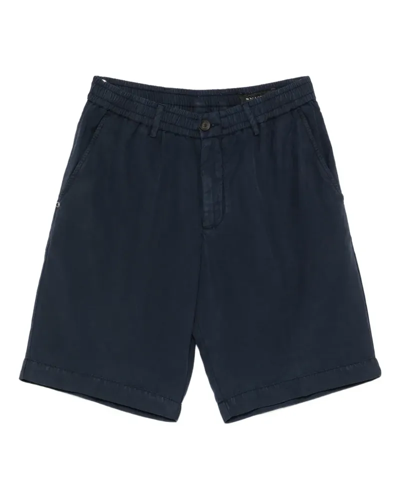PLAN C Robert Shorts mit elastischem Bund - Blau Blau
