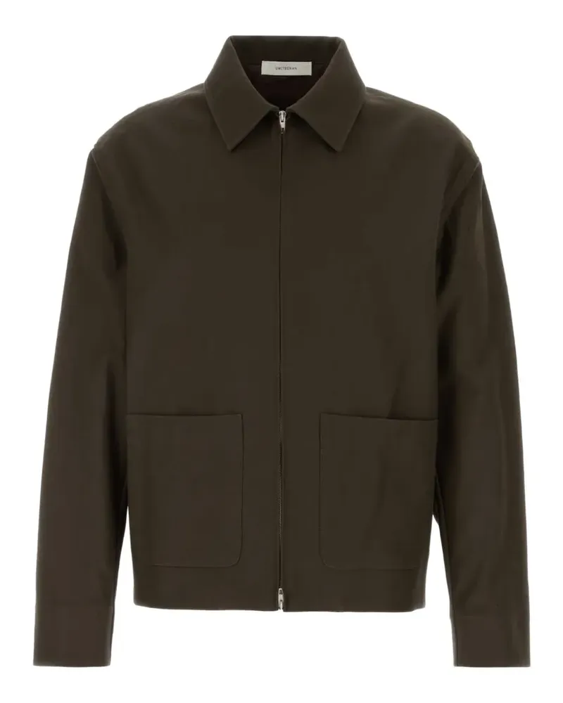 Umit Benan Norm Hemdjacke mit Reißverschluss - Braun Braun