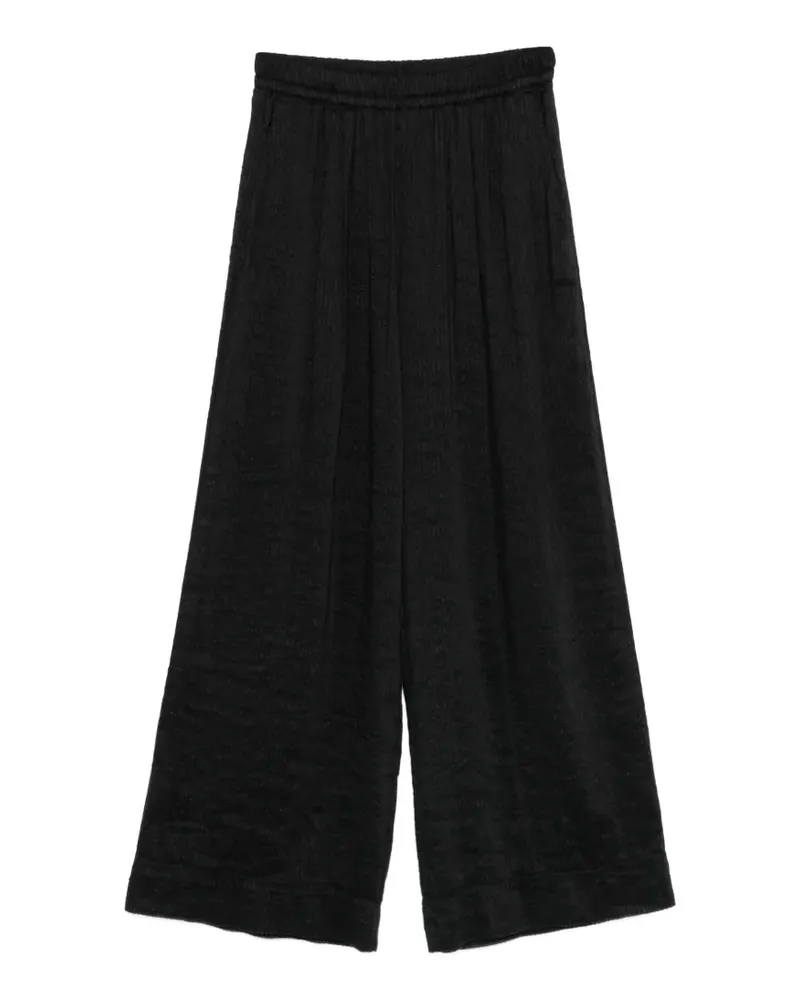 forte_forte elasticated-waistband trousers - Schwarz Schwarz