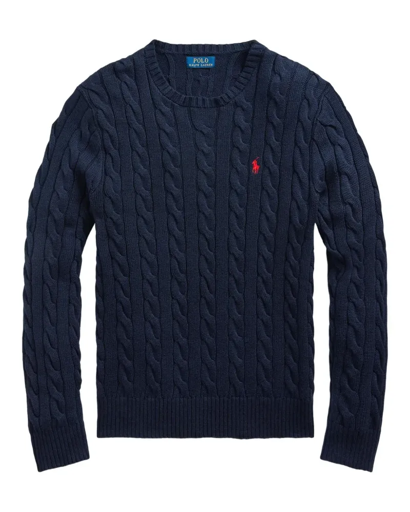 Ralph Lauren cable-knit crew neck sweater - Blau Blau