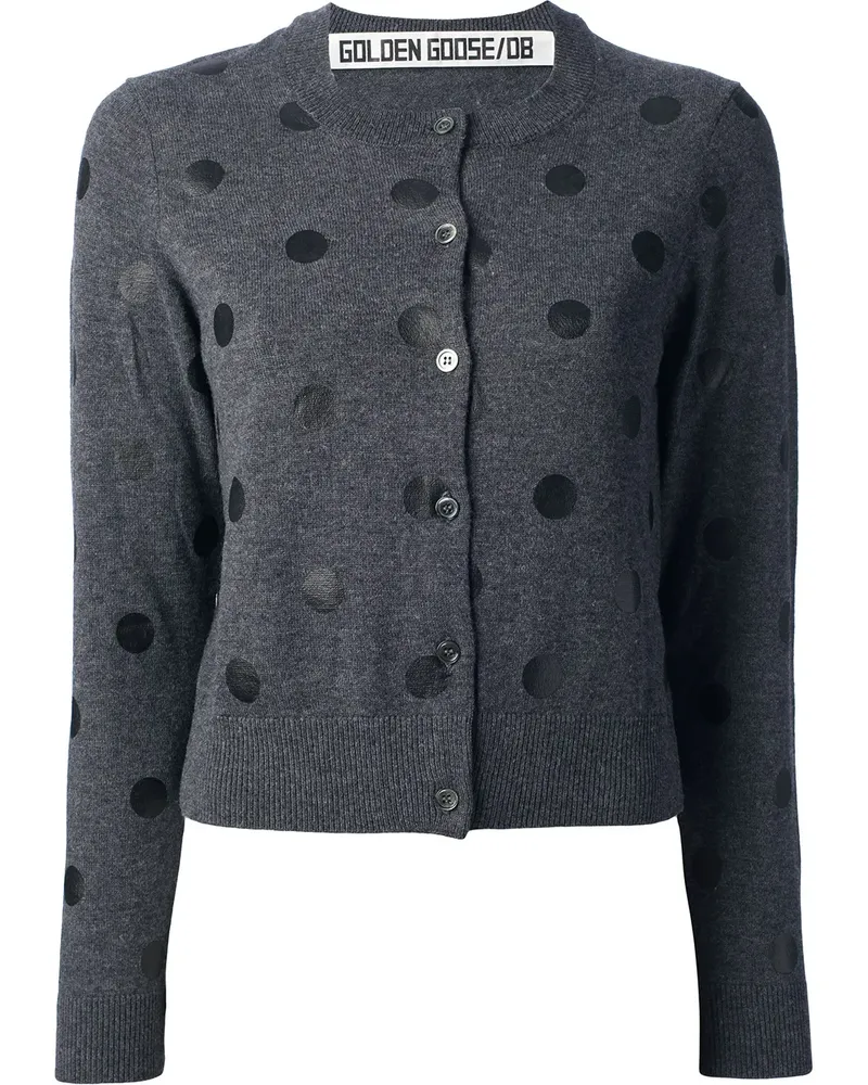 Golden Goose polka dot cardigan - Grau Grau