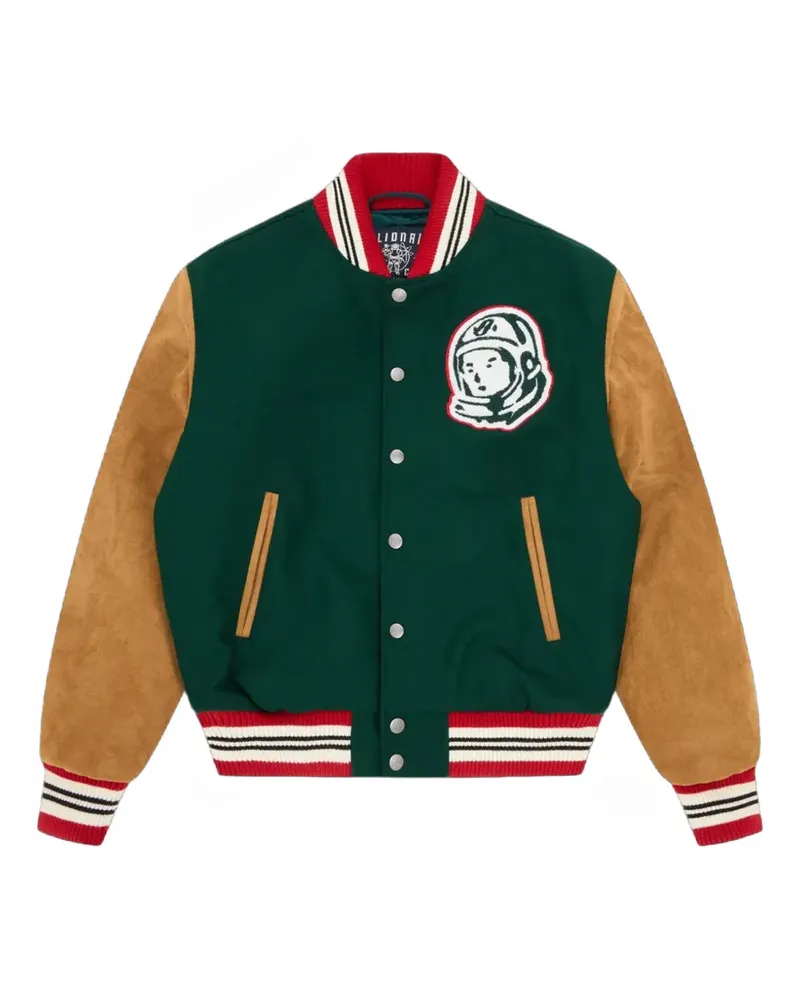 Billionaire Boys Club Astro Golf Club embroidered-logo varsity jacket - Grün Grün
