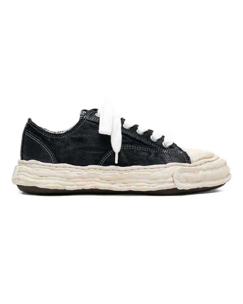 MIHARAYASUHIRO Peterson 23 OG Sole Sneakers aus gebürstetem Twill - Schwarz Schwarz