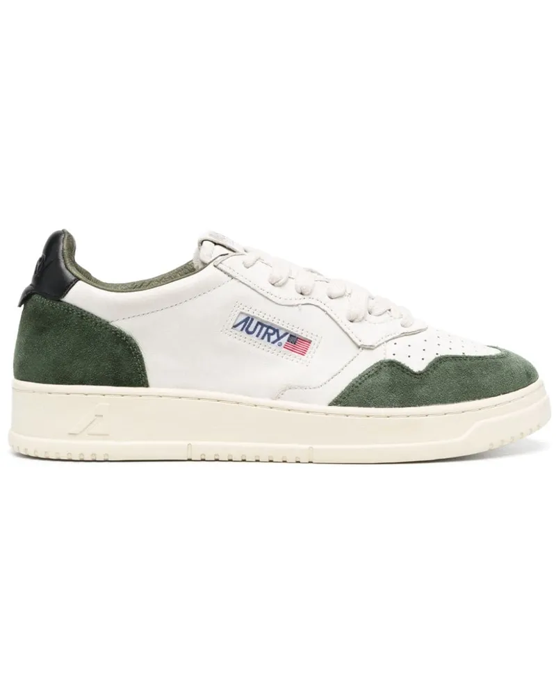 AUTRY Medalist Sneakers mit Kontrasteinsätzen - Weiß Weiß