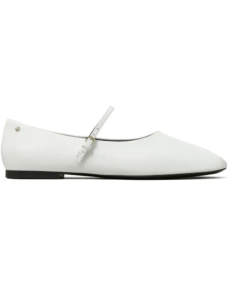 Tory Burch Ballerinas aus Leder - Weiß Weiß
