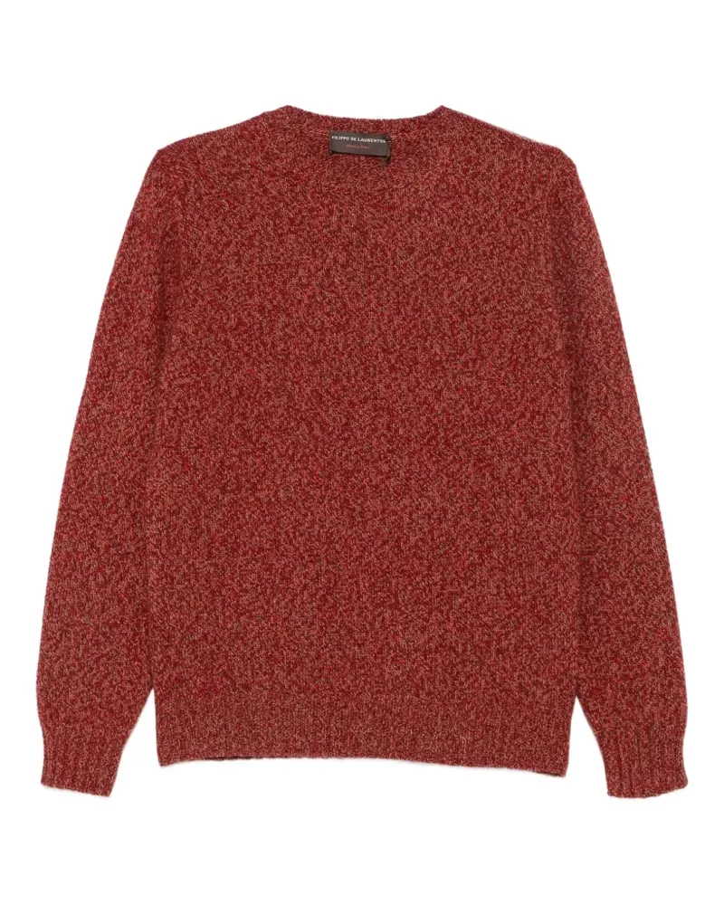 Filippo de Laurentiis mélange crew-neck sweater - Rot Rot