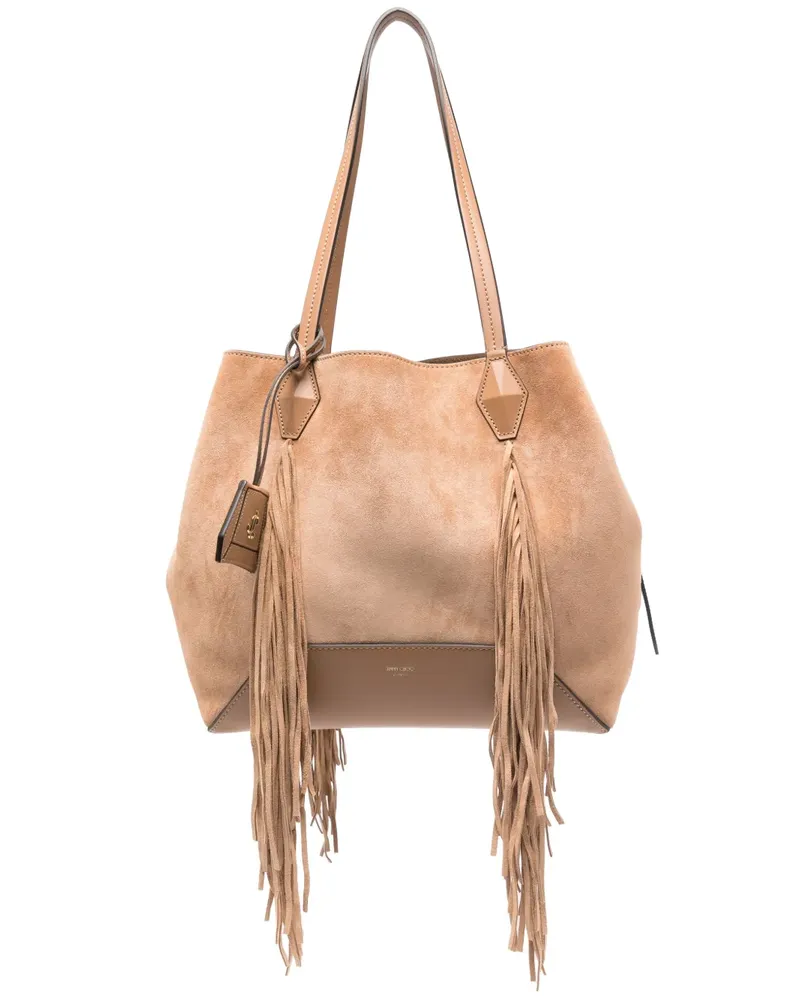 Jimmy Choo Mittelgroße Diamond Tote Bag - Braun Braun