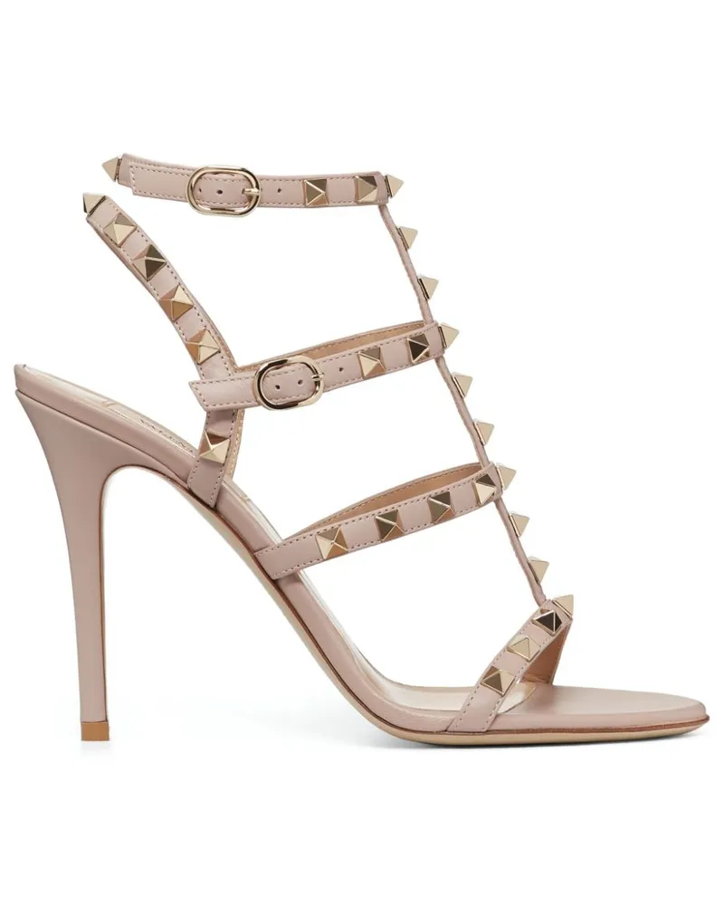 Valentino Garavani Rockstud Sandalen 100mm - Rosa Rosa