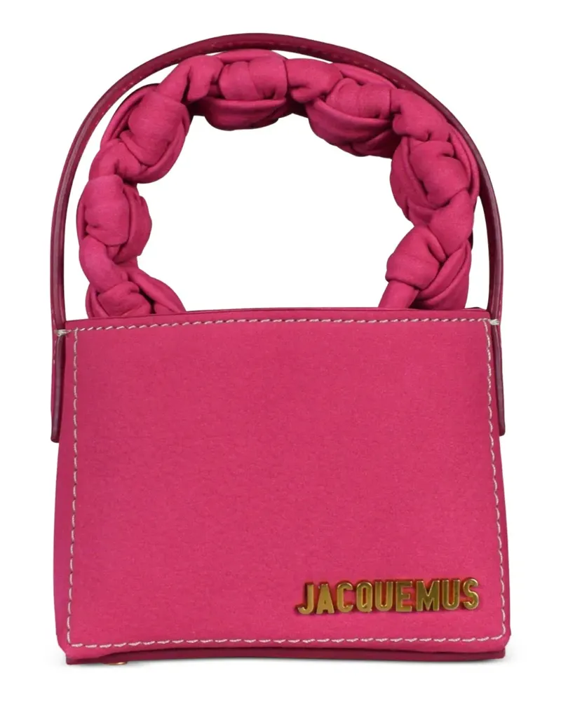 Jacquemus Handtasche mit geflochtenen Riemen - Rosa Rosa