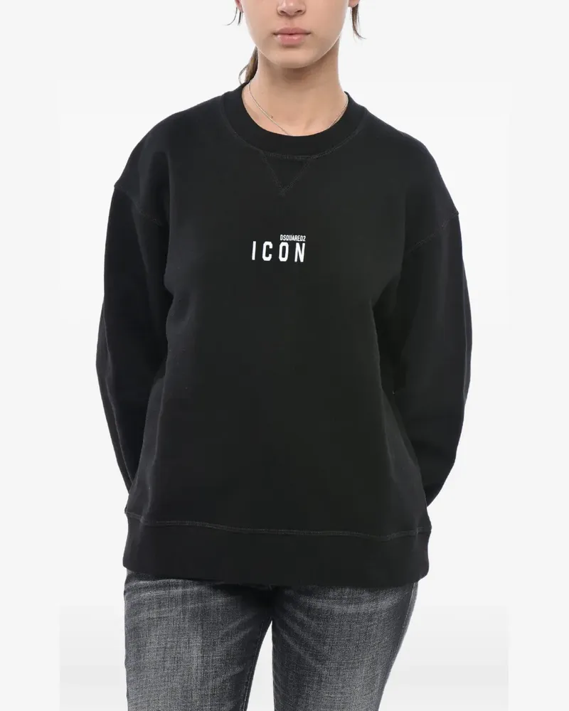 Dsquared2 ICON logo-print sweater - Schwarz Schwarz