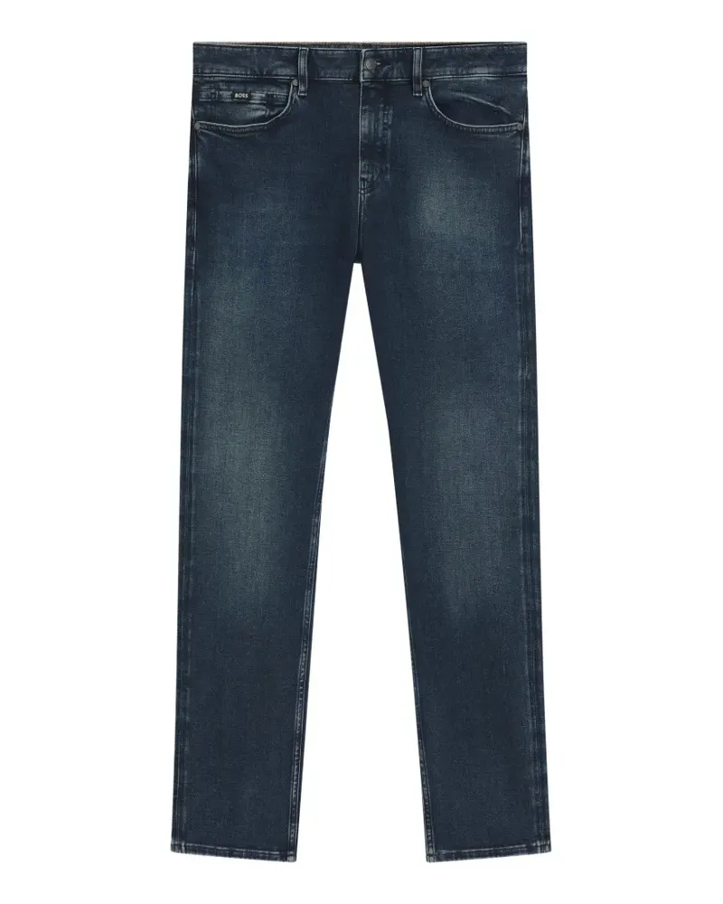 HUGO BOSS Jeans mit Logo-Patch - Blau Blau