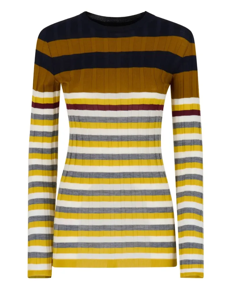 Marni Gestreifter Pullover - Gelb Gelb
