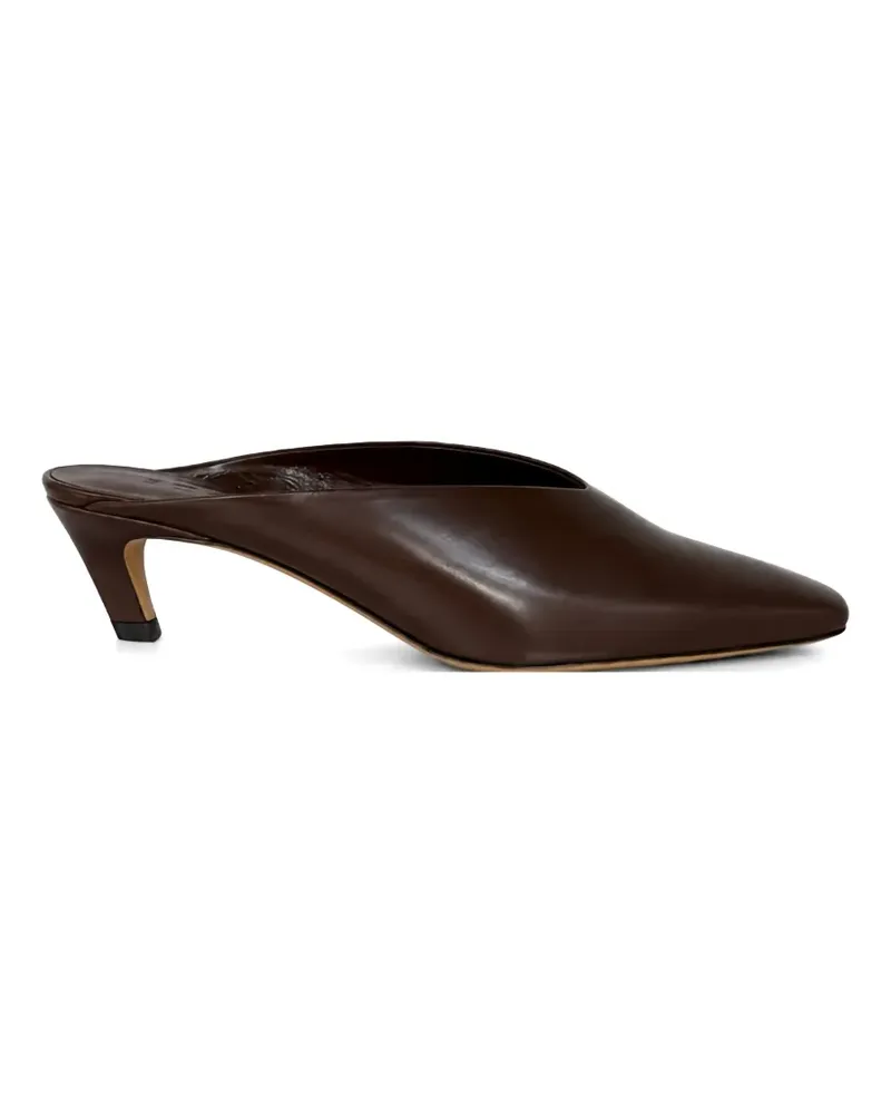 Soeur Amalie pointed-toe V-cut mules - Braun Braun