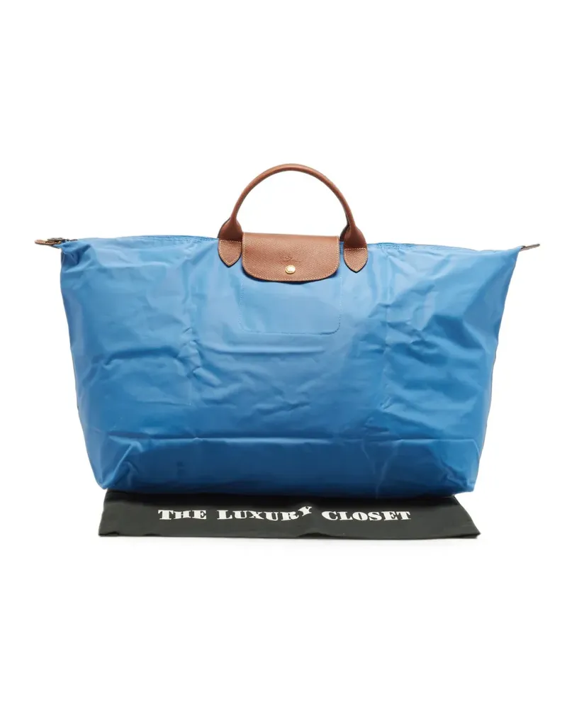Longchamp Mittelgroße Le Pliage Reisetasche - Blau Blau