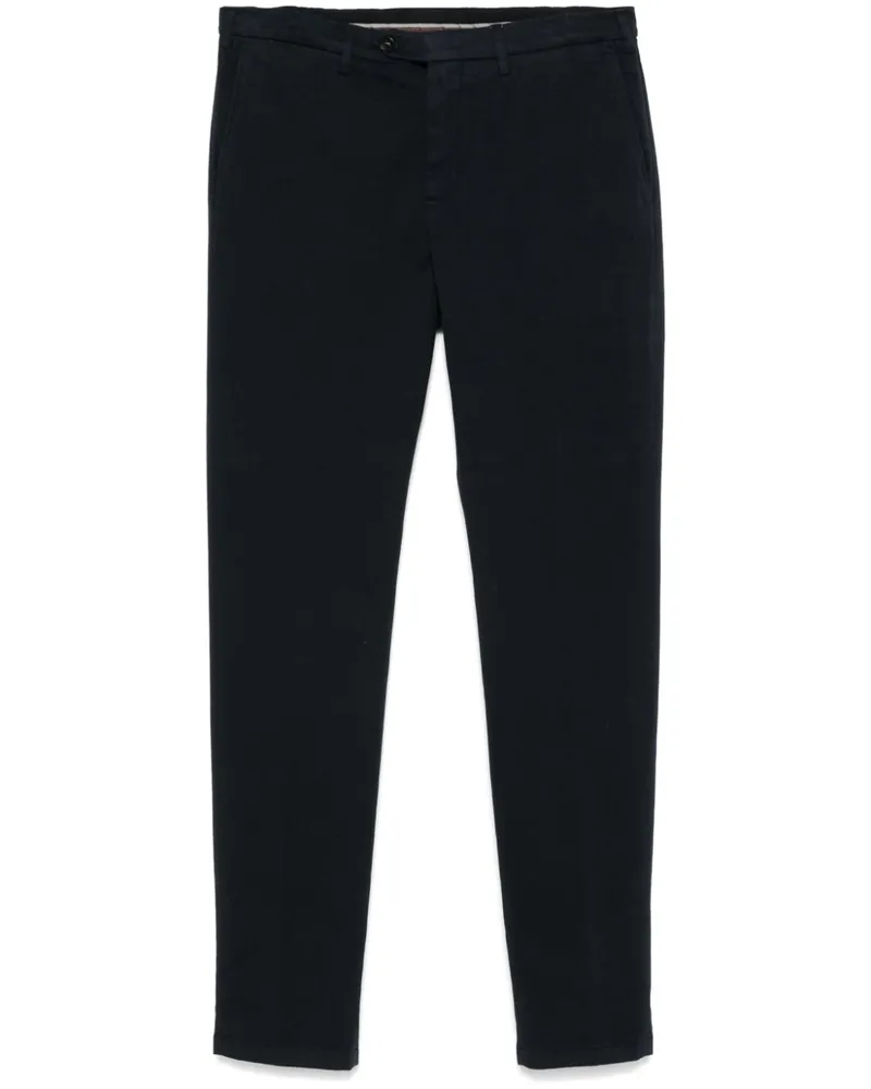 Canali Schmale Chino - Blau Blau