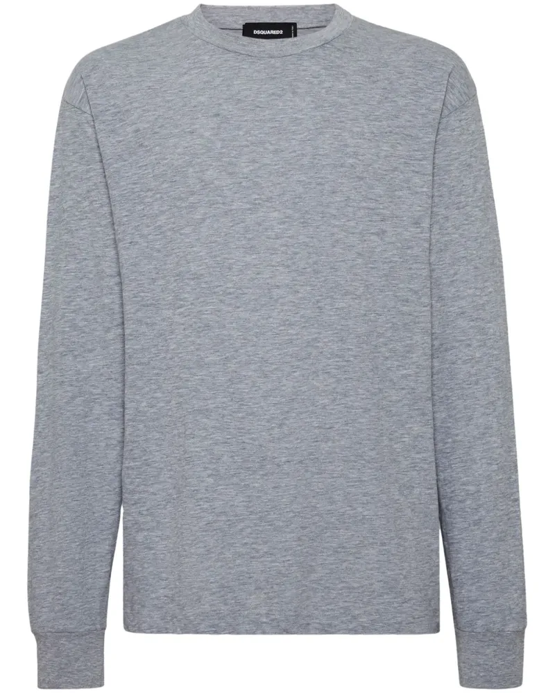 Dsquared2 T-Shirt mit Logo-Print - Grau Grau