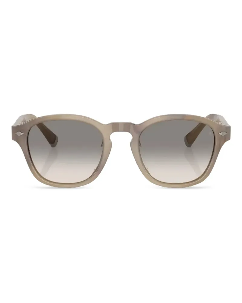 Brunello Cucinelli Sonnenbrille mit rundem Gestell - Grau Grau