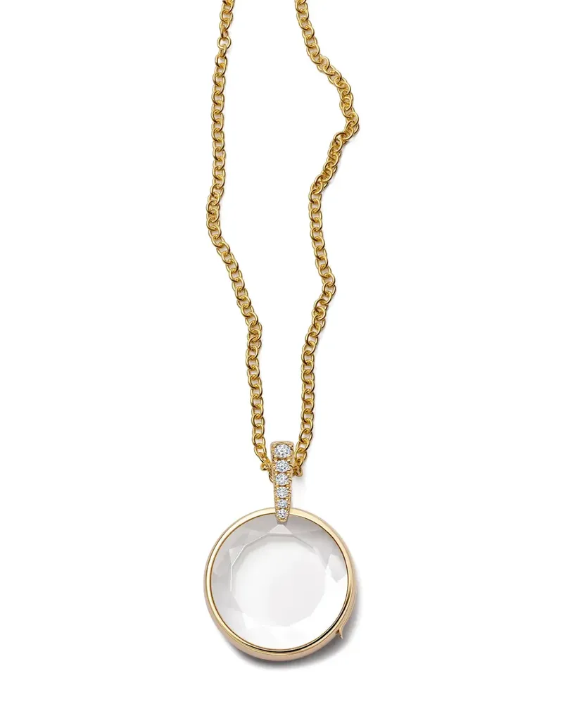 Loquet Lyra Halskette mit Diamanten - Gold Gold