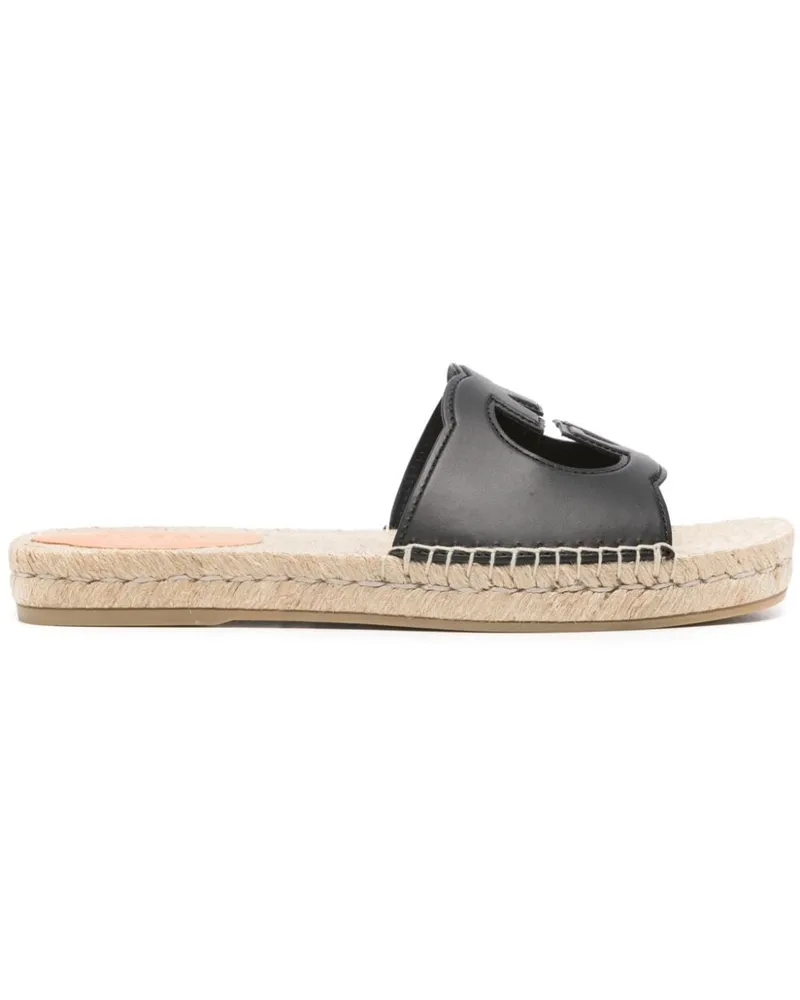 Gucci Espadrilles mit GG - Schwarz Schwarz