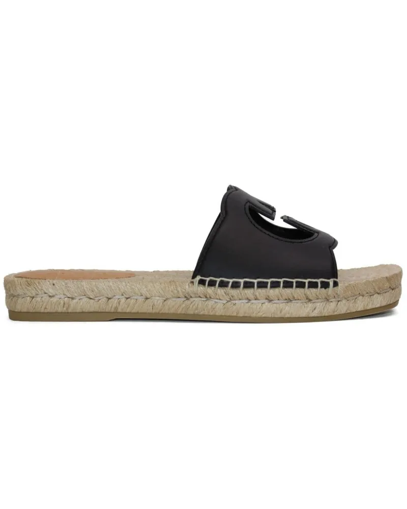 Gucci Espadrilles mit GG - Schwarz Schwarz