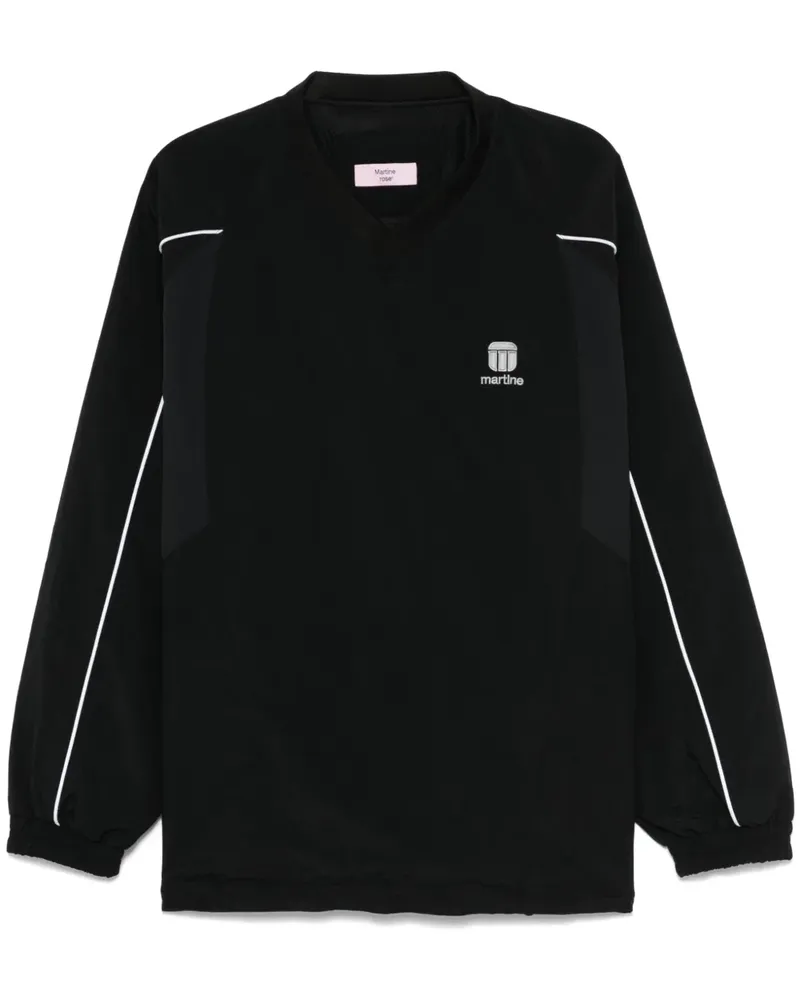 Martine Rose Sports Sweatshirt - Schwarz Schwarz