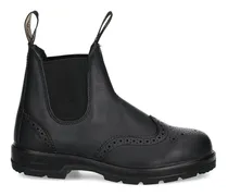 Chelsea-Boots in Budapester-Optik - Schwarz