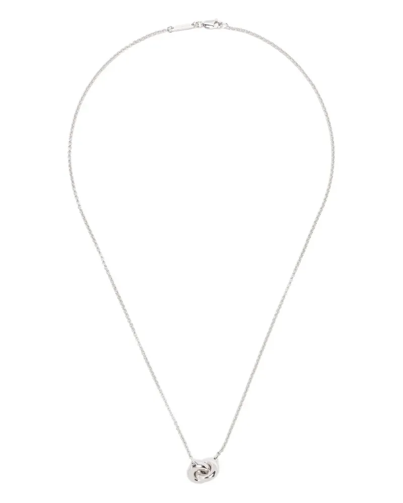 Tom Wood sphere double-pendant necklace - Silber Silber