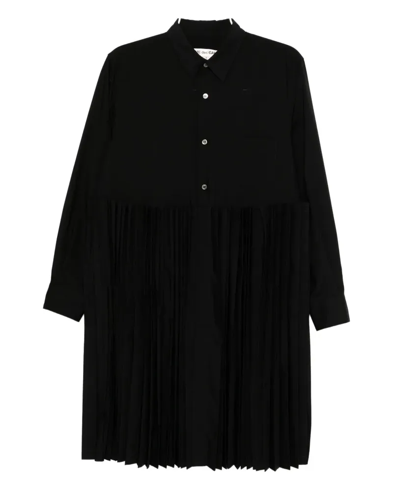 Comme des Garçons pleated shirt - Schwarz Schwarz